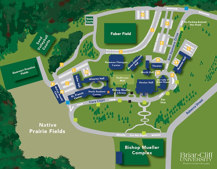 valleyside university map download