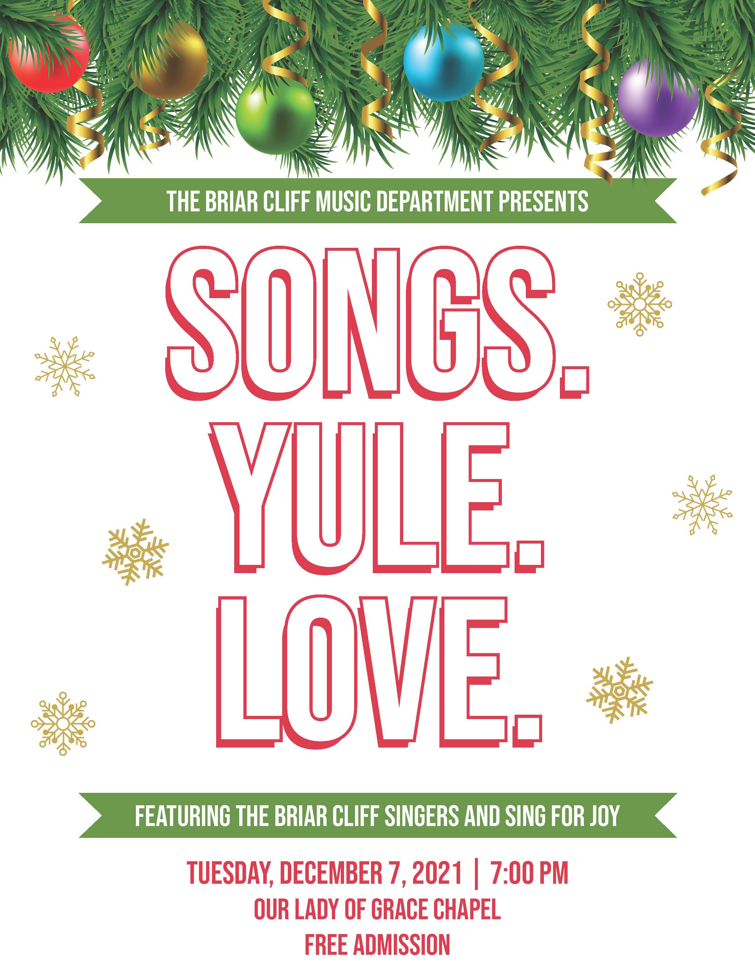 Songs. Yule. Love. poster