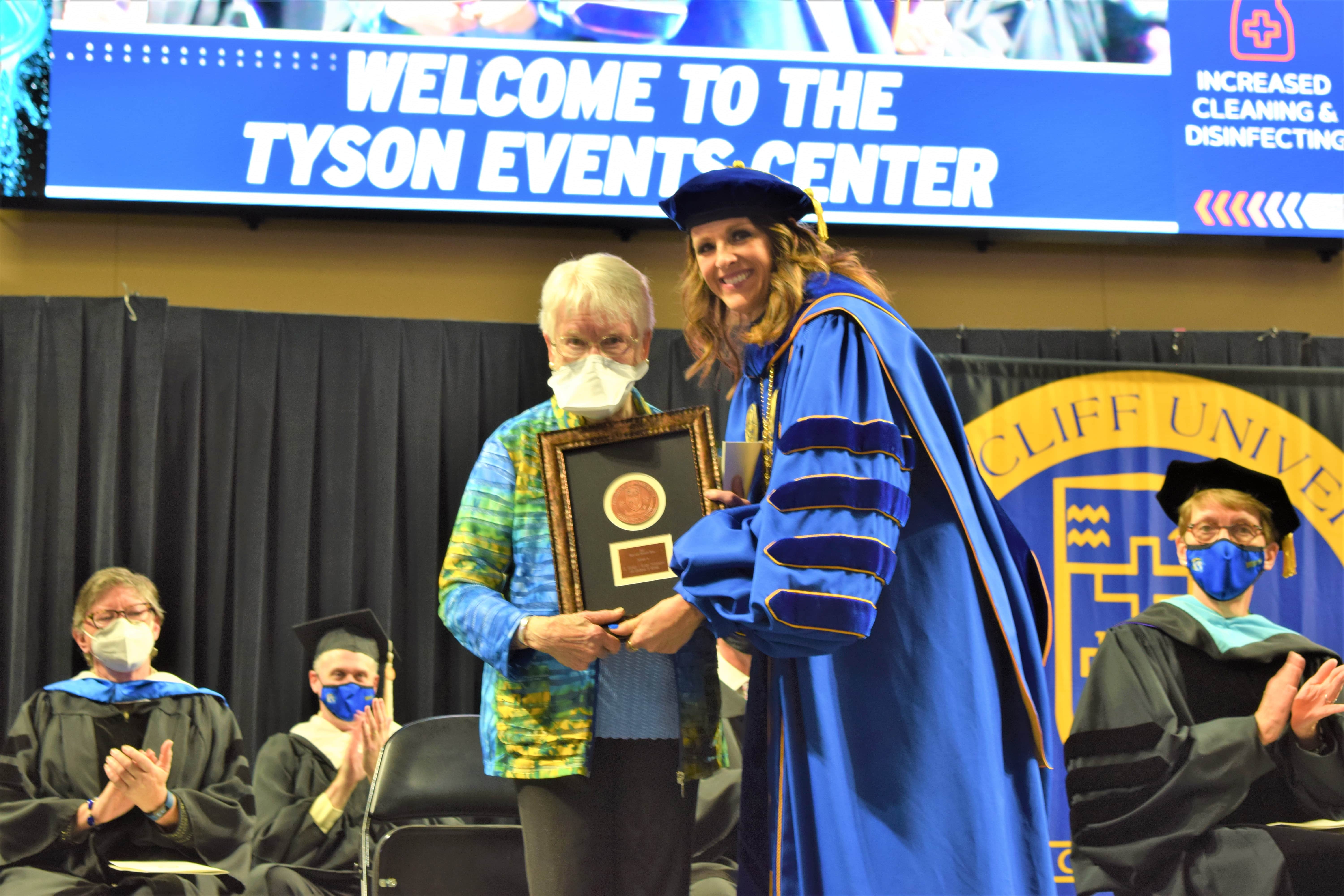 2021 Briar Cliff Medal presentation to Rosie Kuehne