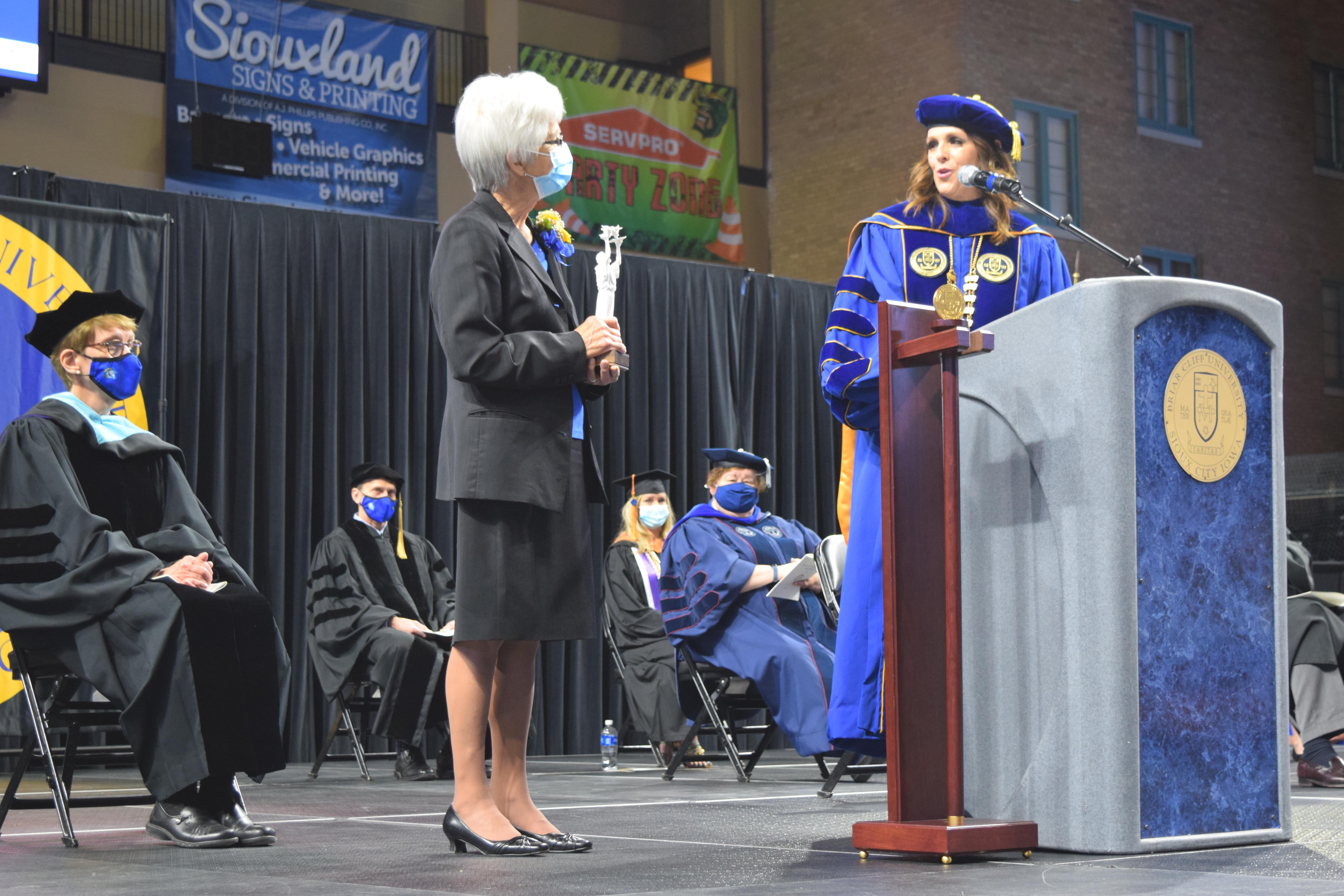 2021 Spirit of St. Francis Award presentation