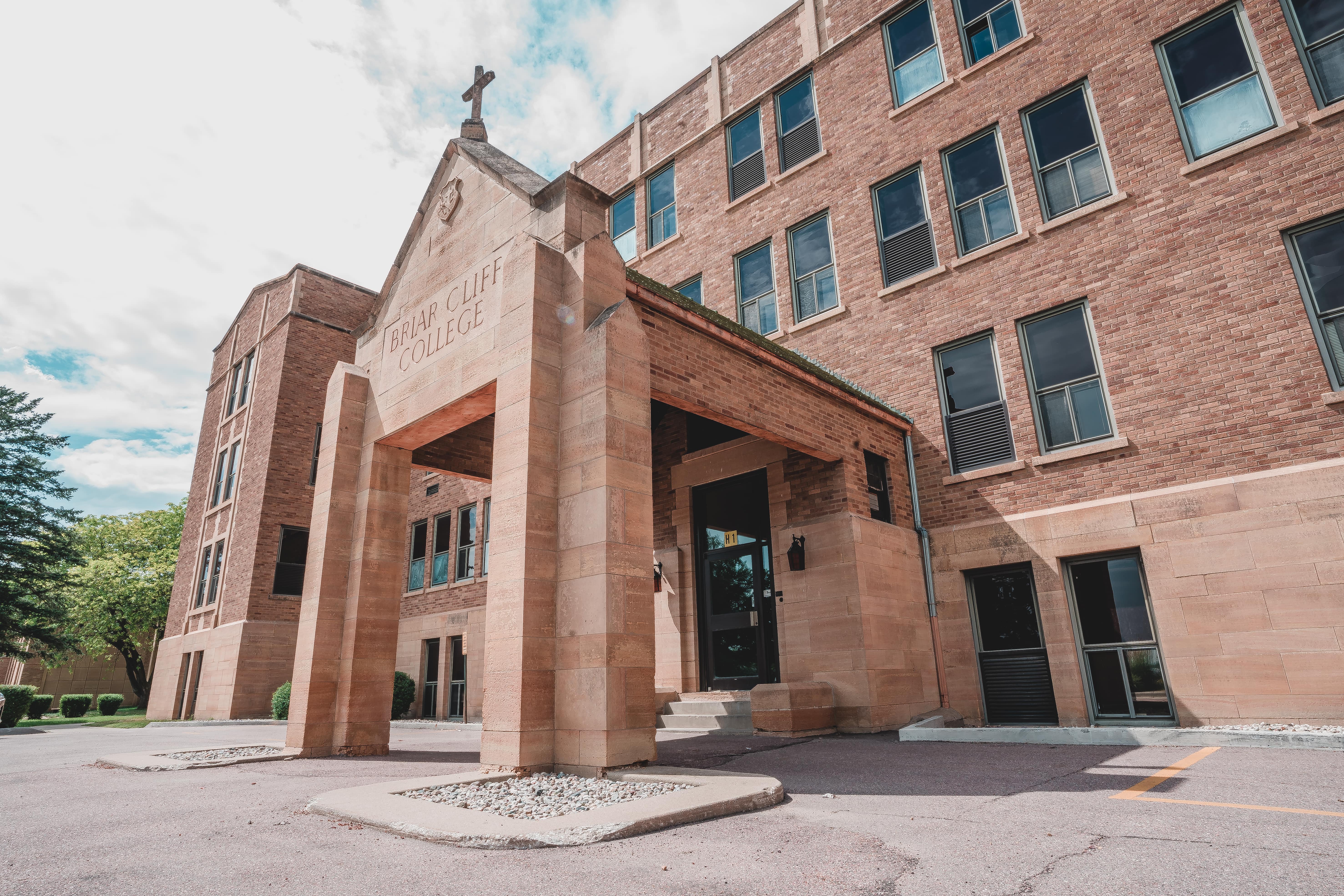 Front of Heelan Hall