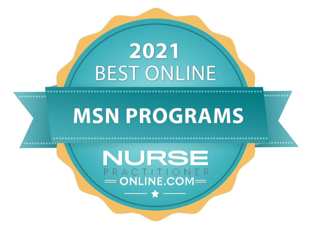 Best Online MSN Program Award Badge