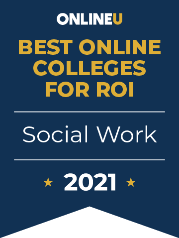 OnlineU Best Online Colleges for ROI Badge