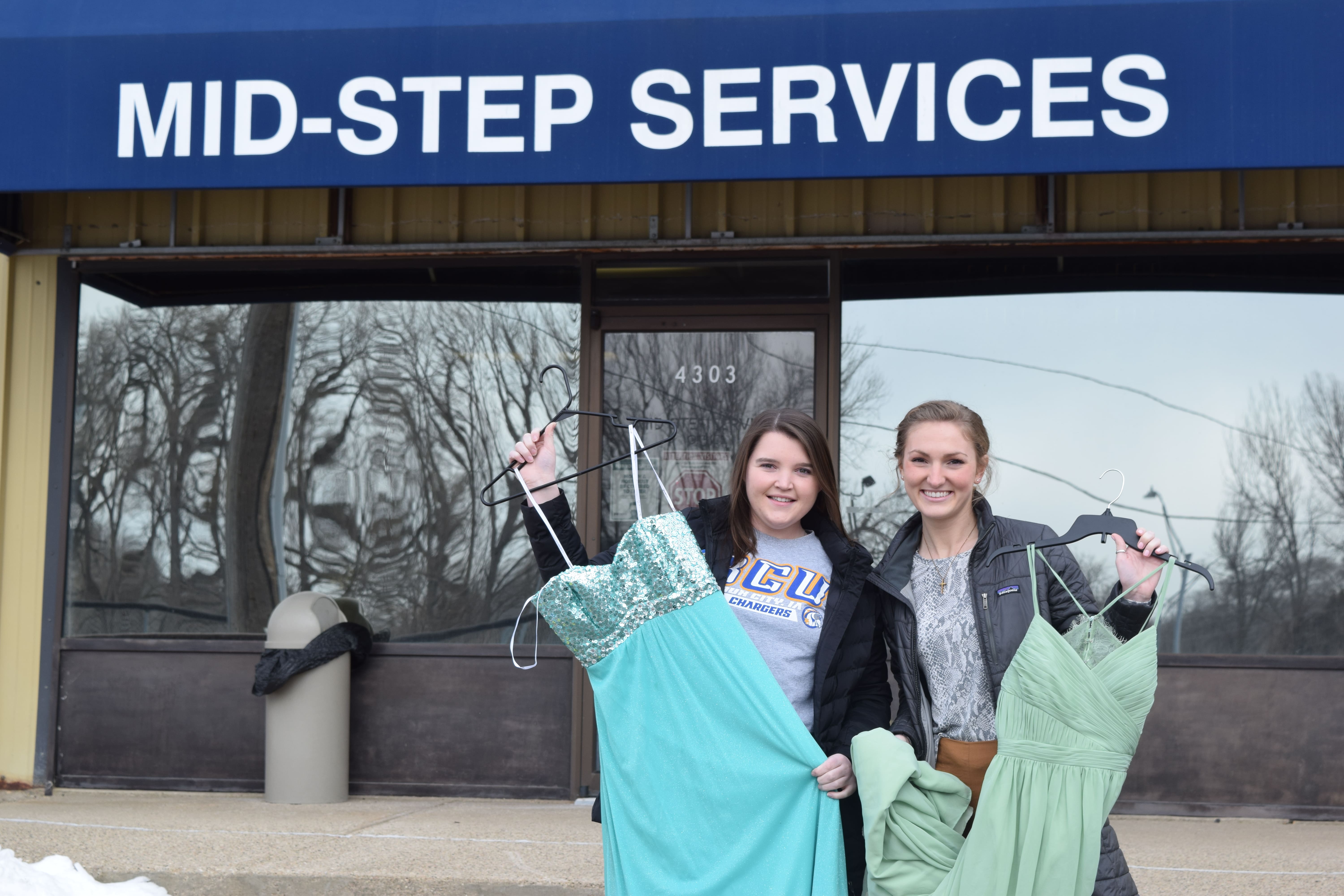 Prom dress drive for Mid-Step Services