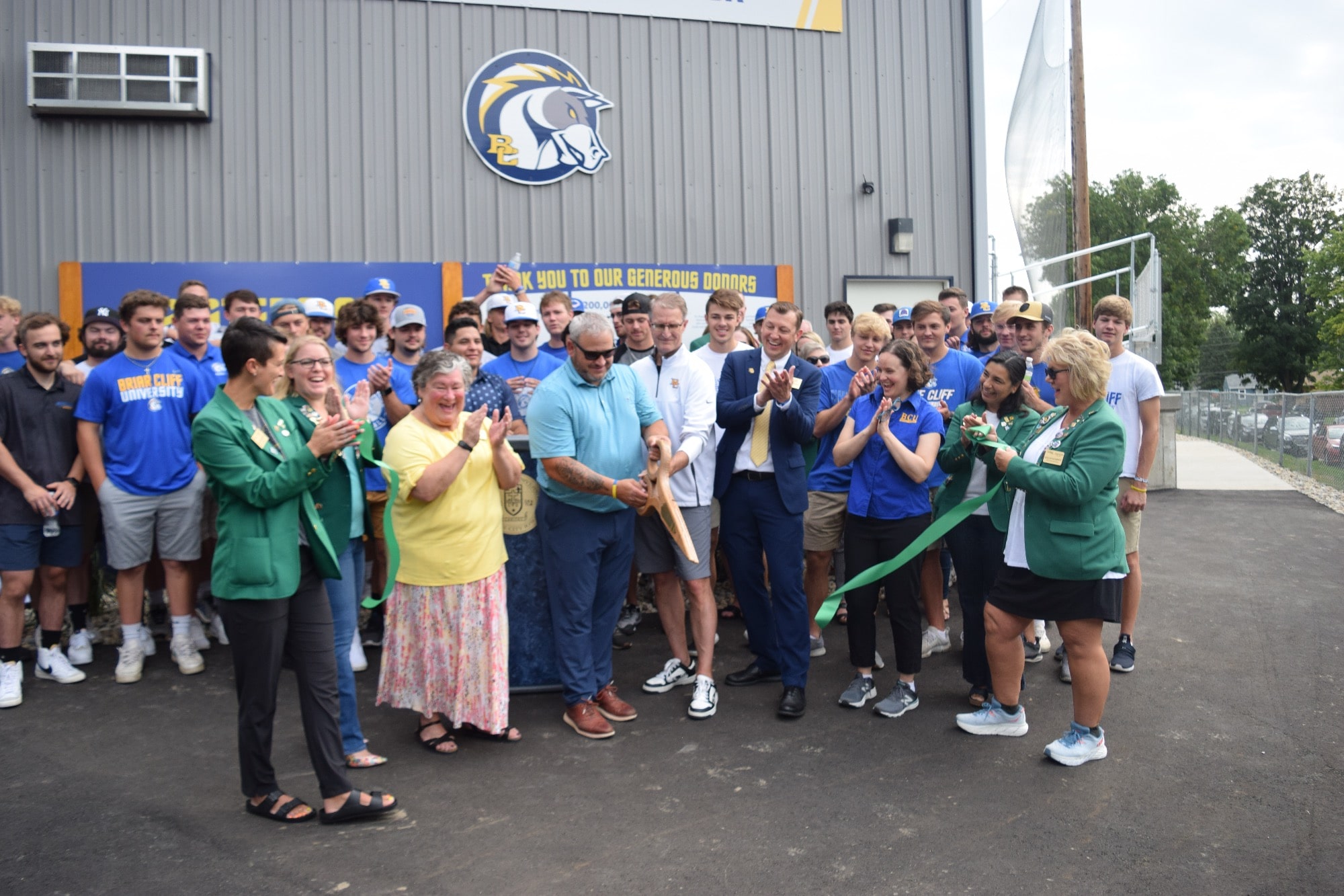 BCU representatives along with Sioux City Chamber of Co