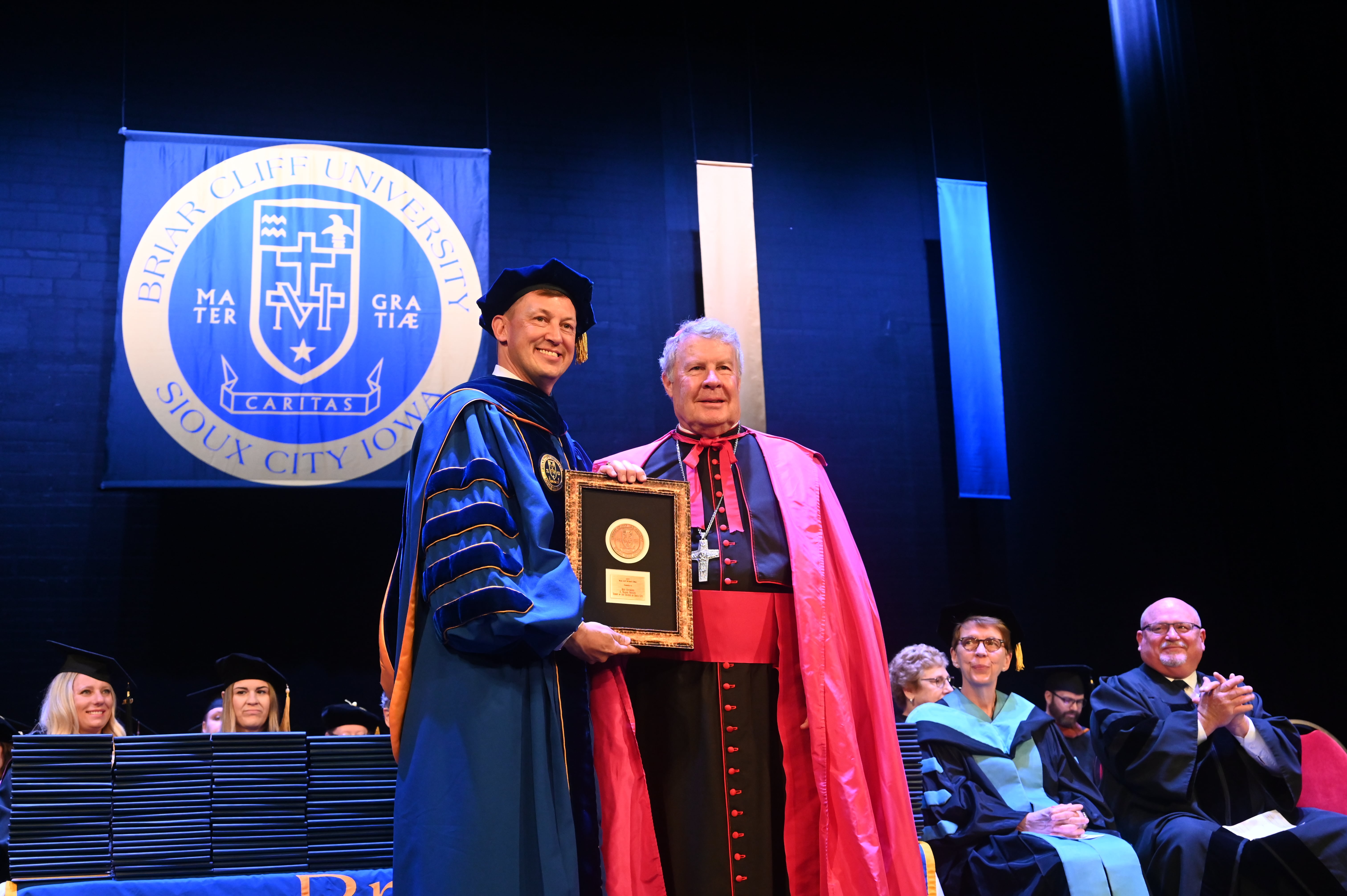 Briar Cliff University Recognizes Most Reverend R. Bishop Walker Nickless at Commencement